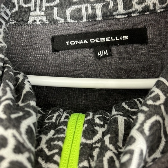 Tonia Debellis Grey Wrinkle-Style Zip-Up Jacket - Picture 5 of 10